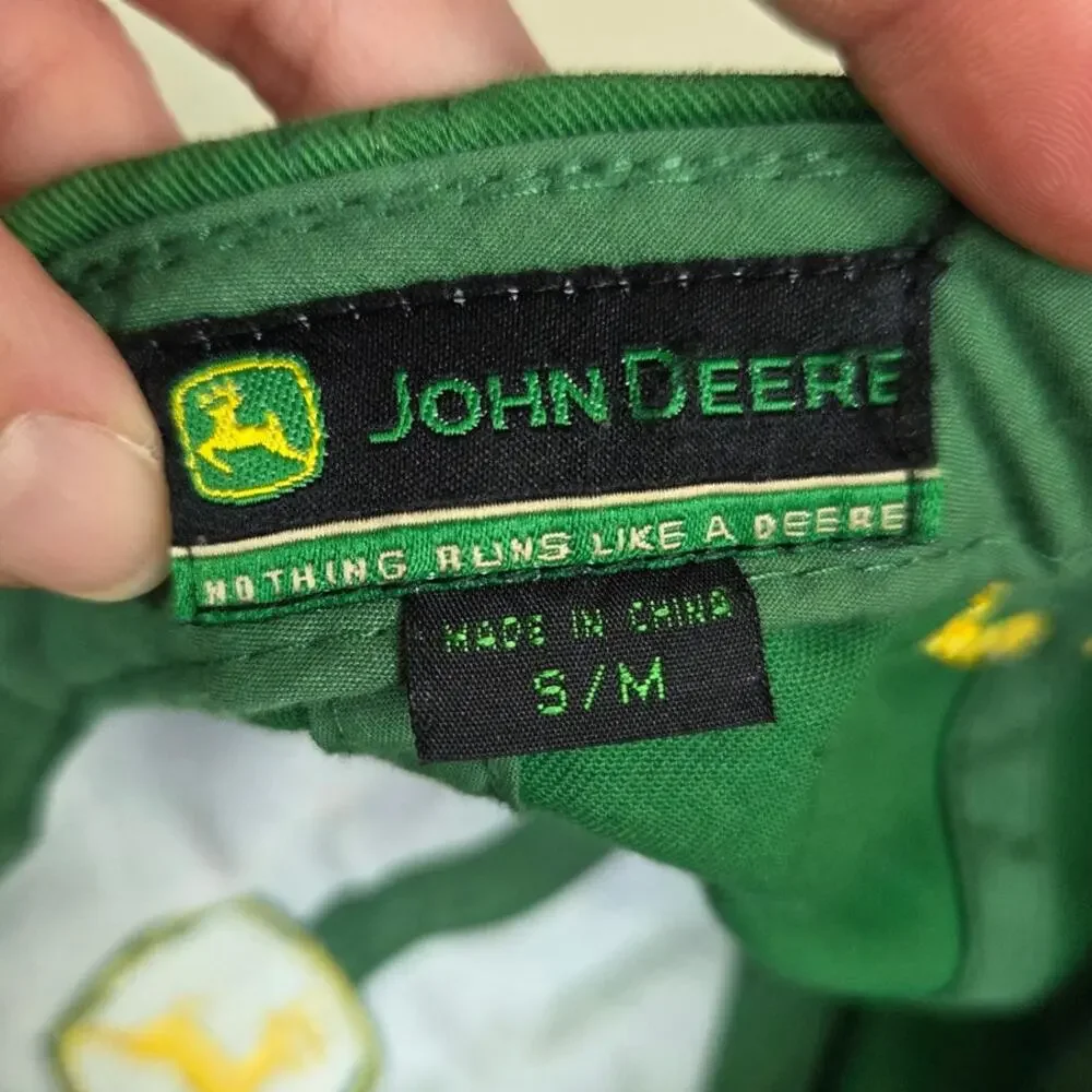 John Deere Embroidered Green & Yellow Hat Small/Medium